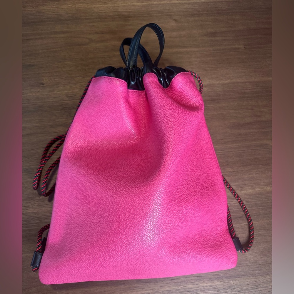 Gucci Small Pink Drawstring Backpack Rucksack - image 2